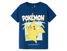 Blålige T-Shirt med pokemon print fra Name It 13240692 limoges